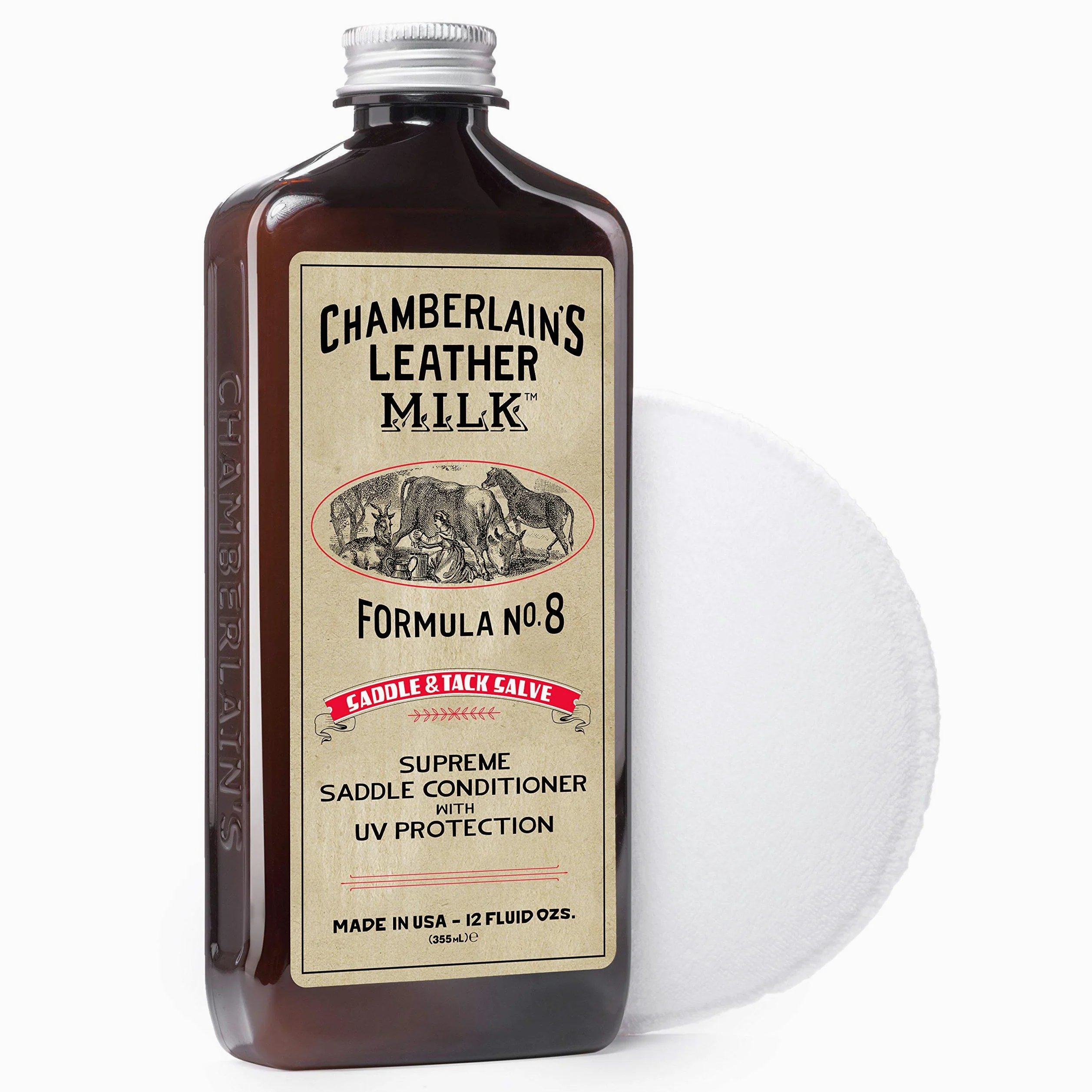 Chamberlain's Leather Milk Formuła nr 8 – całkowicie naturalne, nietoksyczne siodełko i przyczepki wykonane w USA - 2