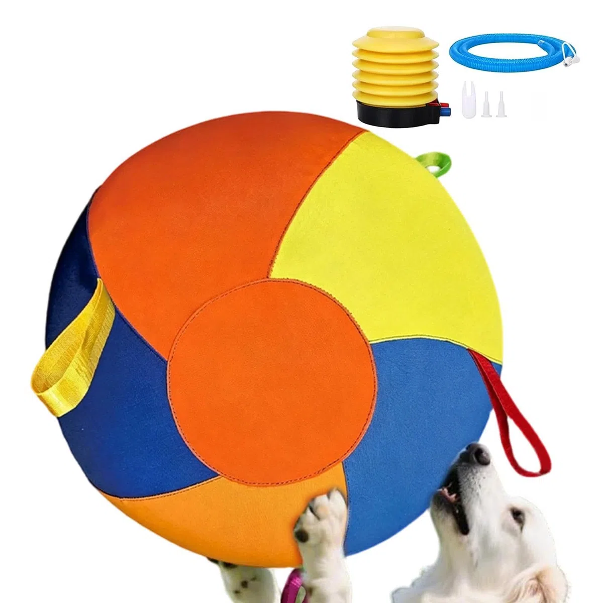 Generisch Interactive Hat, nadmuchiwana zabawka treningowa dla zwierząt domowych, 50 cm, z pompką, wytrzymała zabawka do ćwiczeń zwierząt domowych, do użytku na zewnątrz, wewnątrz i na zewnątrz, do